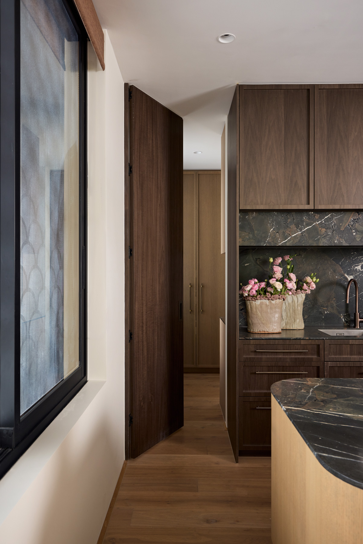 Rose Bay Penthouse Timber Door and Hallway Access