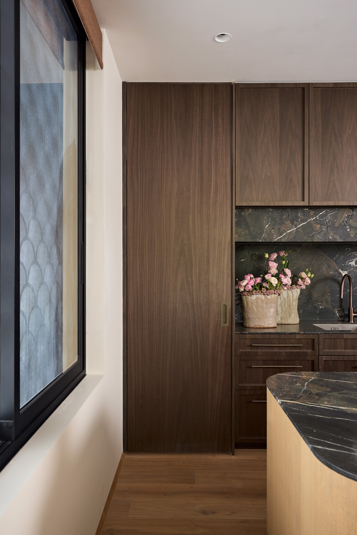Rose Bay Penthouse Concealed Sliding Door Detail