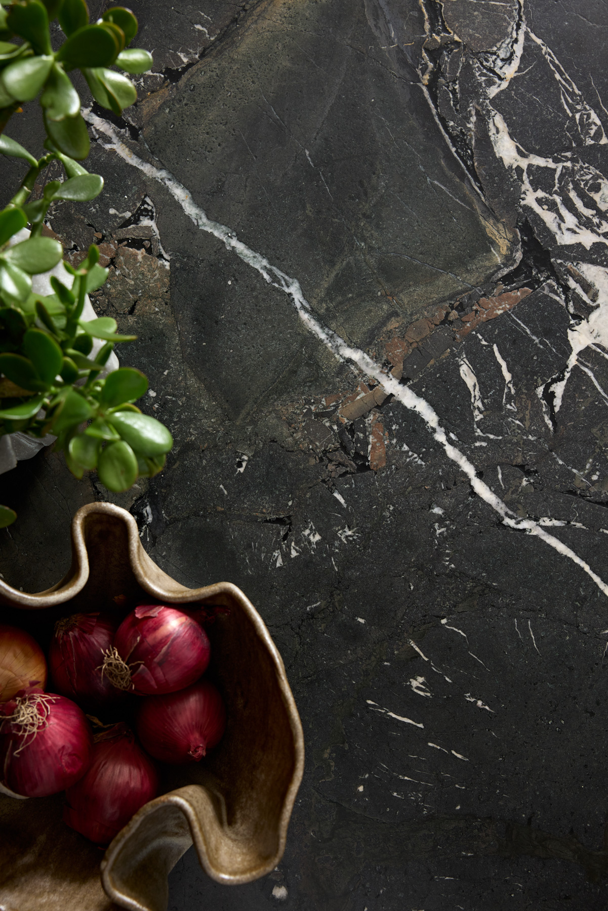 Rose Bay Penthouse Marble Surface and Styling Detail